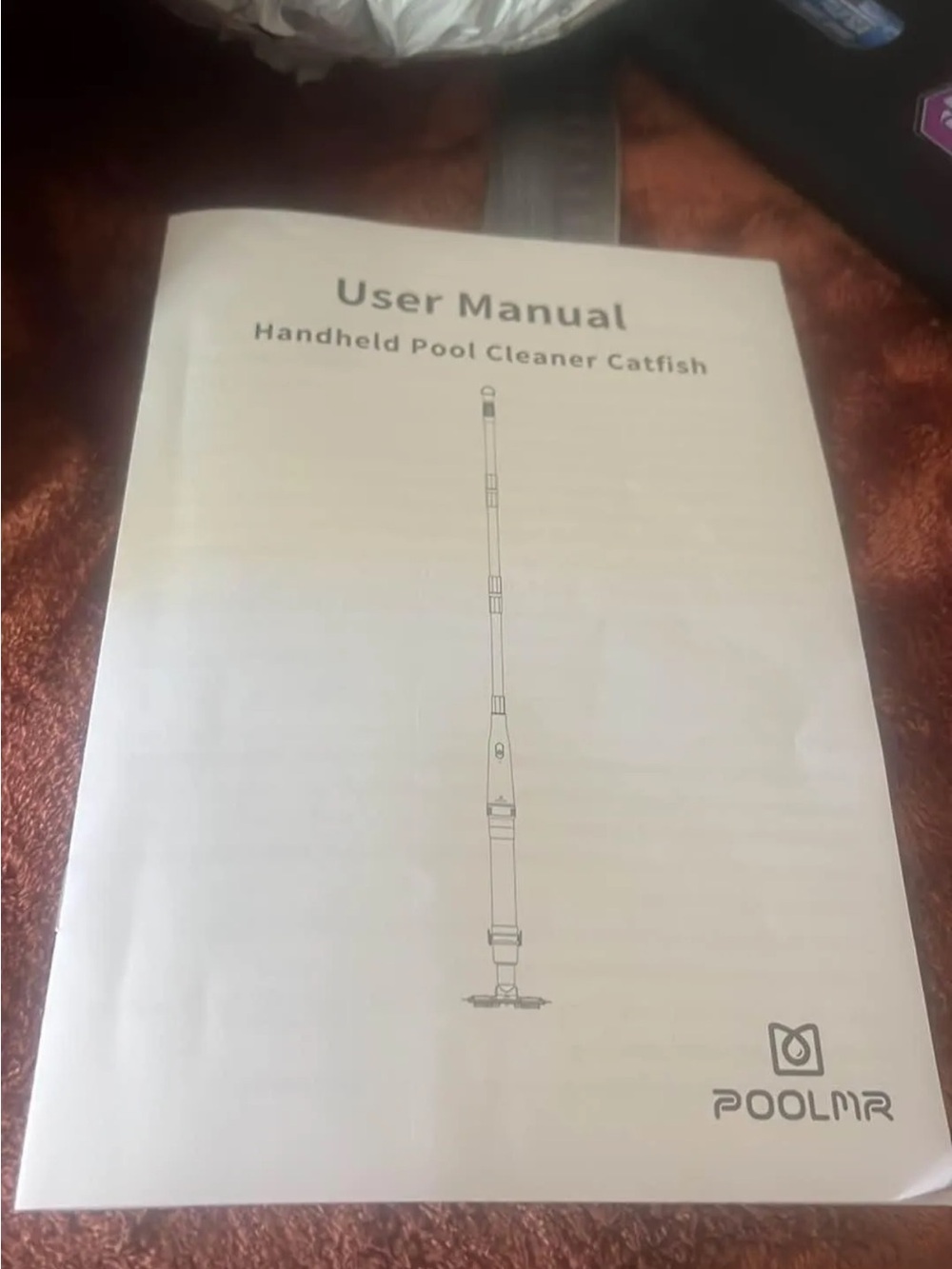 POOLMR Handheld Pool Cleaner User Manual - White